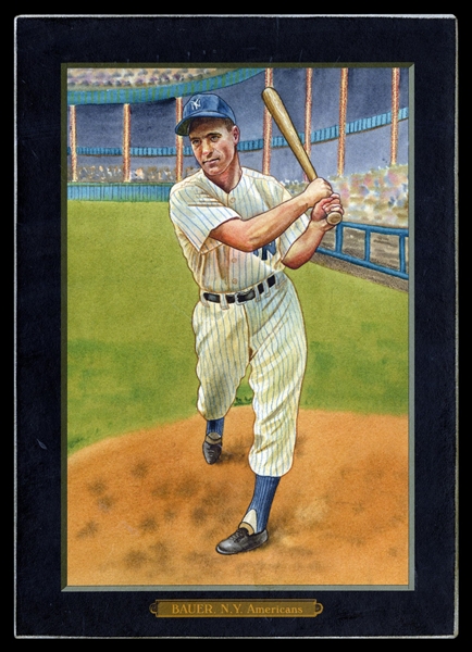 Helmar T4 #24 Hank Baur New York Yankees