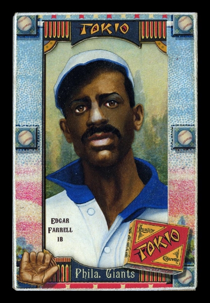 Helmar Oasis #446 Edgar Farrell Philadelphia Colored Giants First Time