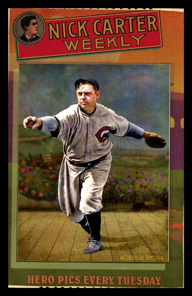 Helmar Cabinet III #32 Mordecai BROWN Chicago Cubs HOF