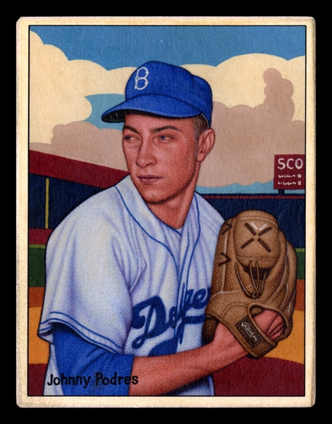 Helmar This Great Game #97 Johnny Podres Brooklyn Dodgers