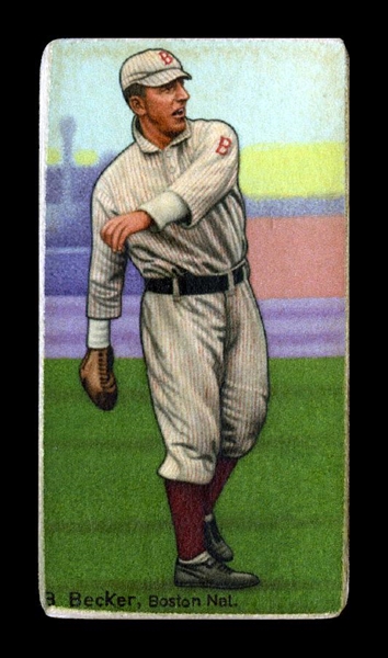 T206-Helmar #524 Becker, Beals .317 minors, 13 year career Boston Doves