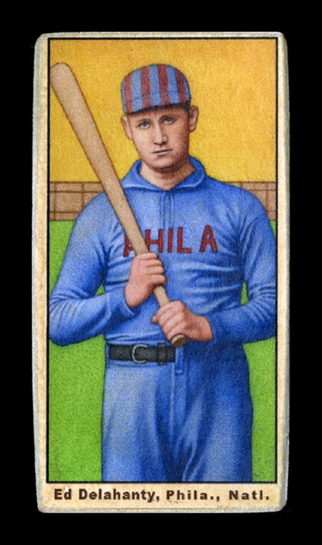 T206-Helmar #411 Ed DELAHANTY Philadelphia Phillies HOF