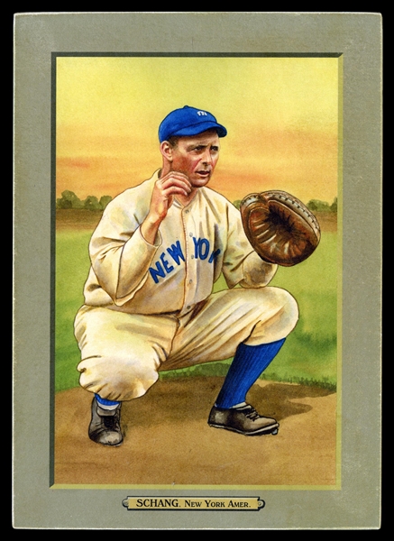 T3-Helmar #130 Wally Schang New York Yankees