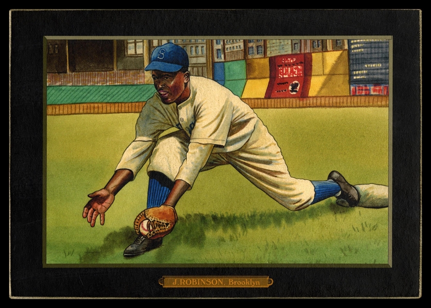 Helmar T4 #27 Jackie ROBINSON Brooklyn Dodgers HOF