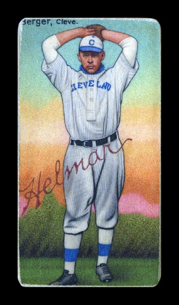 T206-Helmar #580 Heinie Berger Cleveland Naps