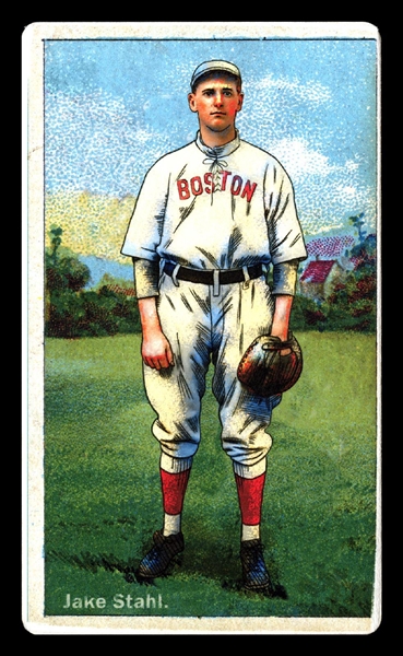 Helmar Polar Night #225 Jake Stahl: 1910 Major League HR Leader Boston Red Sox