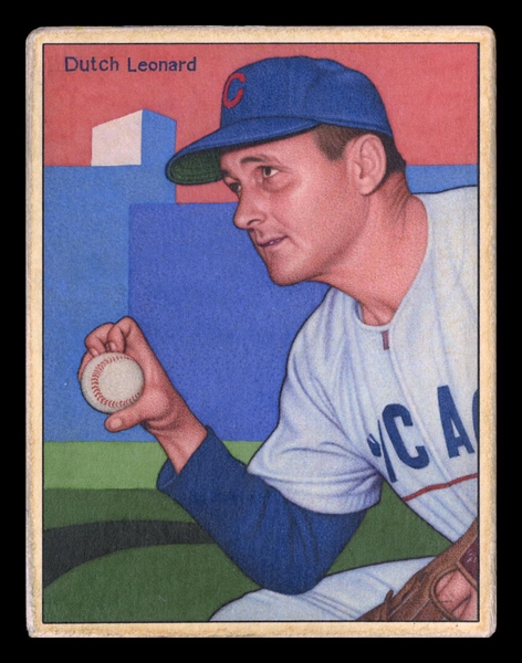 Helmar This Great Game #160 Emil "Dutch" Leonard Chicago Cubs First Time