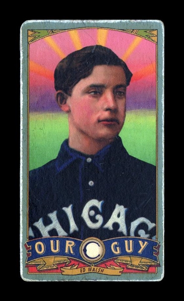 Helmar Our Guy #168 Ed WALSH: 40 victories in 1908; 1.82 lifetime ERA Chicago White Sox HOF
