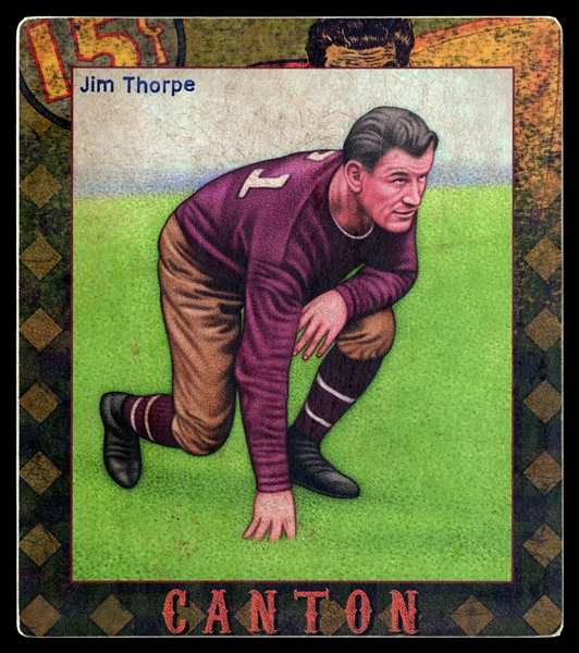 All Our Heroes #63 Jim Thorpe Football