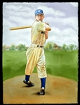 Original Art: Billy Martin, New York Yankees Batting