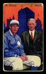 Boston Garter Game of the Century #2 Lefty GROVE & Connie MACK Philadelphia Athletics HOF