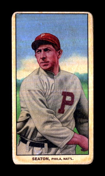 T206-Helmar #293 Tom Seaton, 27-12 in 1913 Philadelphia Phillies