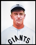 Helmar Original Art: Ross Youngs, HOF, NY Giants by J.S. Pedley