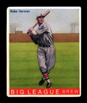 R319-Helmar Big League #263 Babe Herman Brooklyn Dodgers