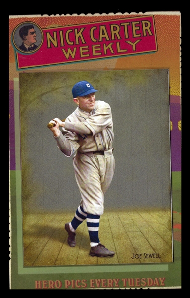 Helmar Cabinet III #25 Joe SEWELL, .312 lifetime batting average Cleveland Indians HOF