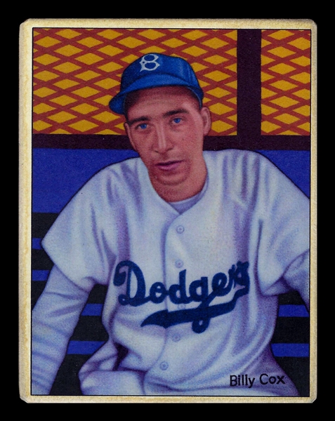 Helmar This Great Game #82 Billy Cox Brooklyn Dodgers