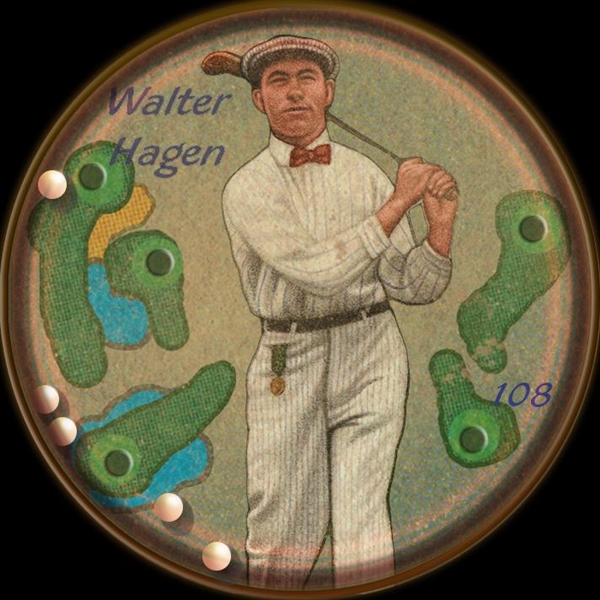 All Our Heroes #108 Walter HAGEN Golf HOF