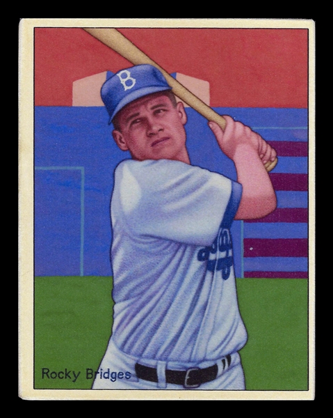 Helmar This Great Game #124 Rocky Bridges Brooklyn Dodgers
