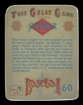 Helmar This Great Game #60 Hank Baur New York Yankees
