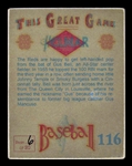 Helmar This Great Game #116 Gus Bell Cincinnati Reds