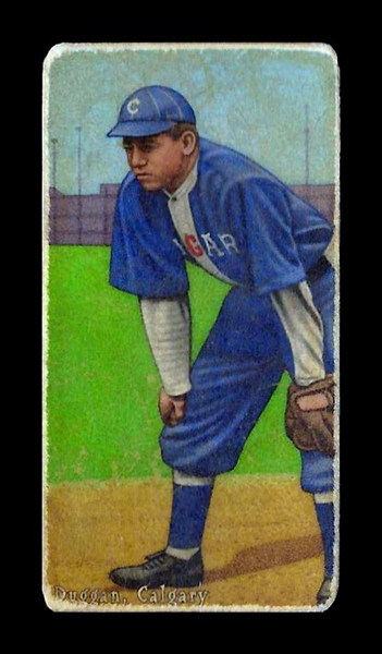 T206-Helmar #489 Clarence Duggan Calgary Bronchos