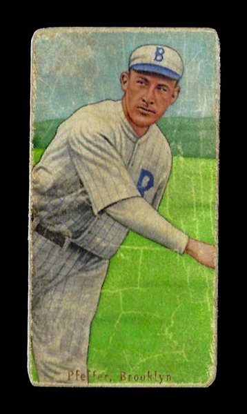 T206-Helmar #496 Jeff Pfeffer Brooklyn Robins