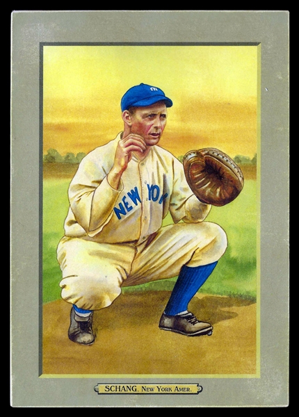 T3-Helmar #130 Wally Schang New York Yankees
