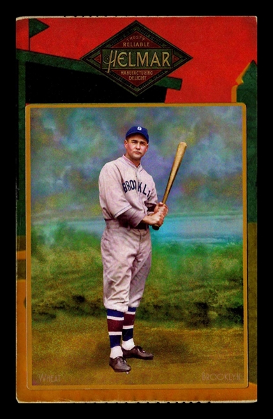 Helmar Cabinet Series II #106 Zack WHEAT: .317 lifetime average Brooklyn Dodgers HOF