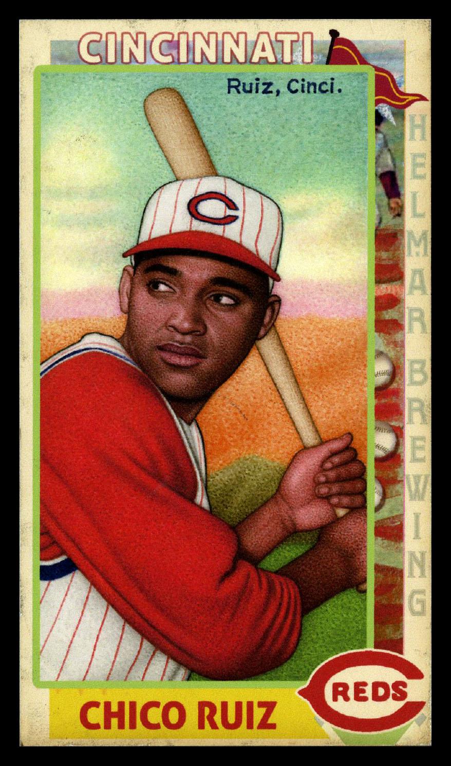 Lot Detail - This Great Game 1960s #61 Chico Ruiz Cincinnati Reds First ...