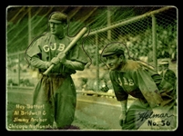 R318-Helmar Hey-Batter! #56 Al Bridwell; Jimmy Archer; Chicago Cubs