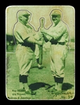 R318-Helmar Hey-Batter! #59 John McGRAW with lifelong friend Hughie JENNINGS New York Giants HOF