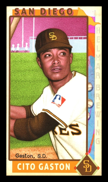 This Great Game 1960s #82 Cito Gaston, 11 years playing, 12 managing San Diego Padres First Time