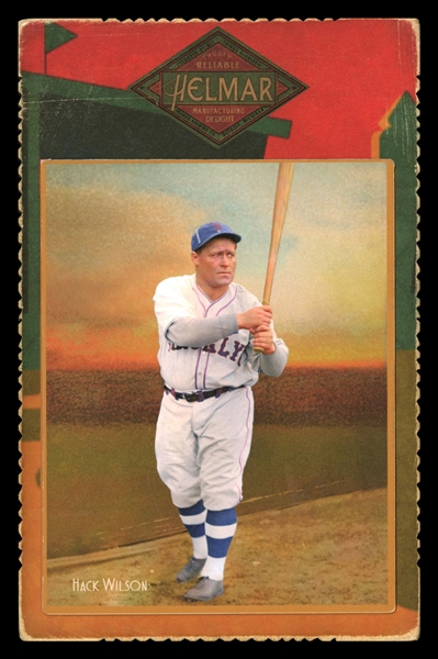 Helmar Cabinet Series II #55 Hack WILSON Brooklyn Dodgers HOF