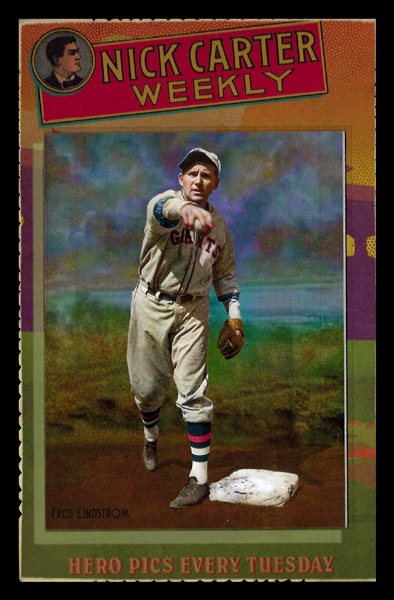 Helmar Cabinet III #18 Fred LINDSTROM New York Giants HOF