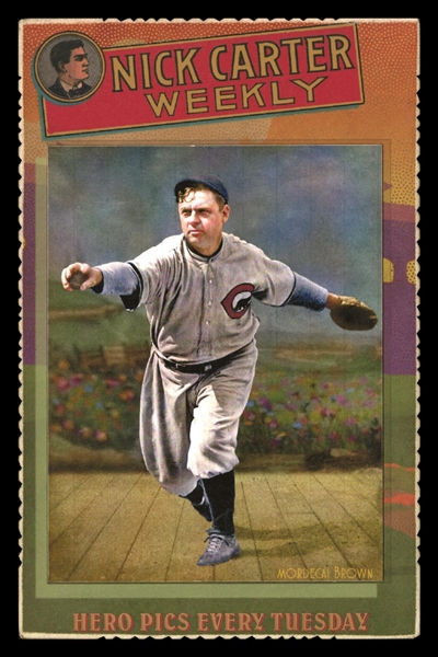 Helmar Cabinet III #32 Mordecai BROWN Chicago Cubs HOF