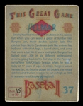Helmar This Great Game #37 Smokey Burgess Cincinnati Reds