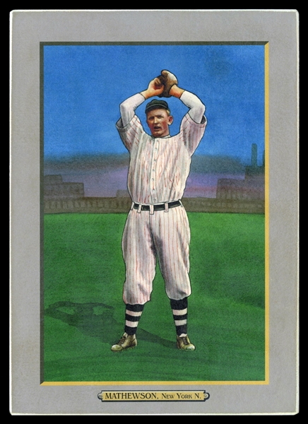 T3-Helmar #34 Christy MATHEWSON New York Giants HOF