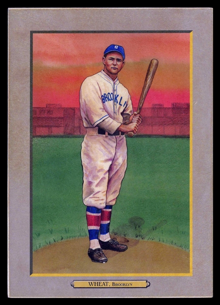 T3-Helmar #61 Zack WHEAT: .317 lifetime average Brooklyn Superbas HOF