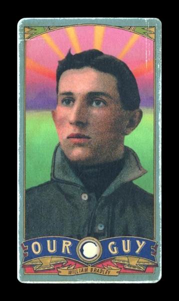 Helmar Our Guy #175 Bill Bradley Cleveland Indians