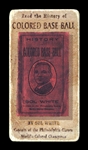 T206-Helmar #463 John Pop LLOYD Philadelphia Giants HOF