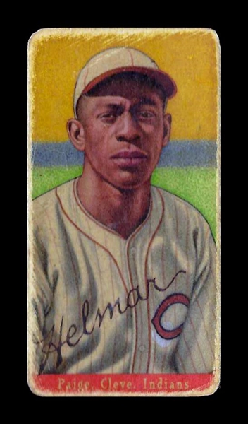 T206-Helmar #467 LeRoy "Satchel" PAIGE Cleveland Indians HOF