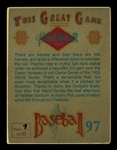 Helmar This Great Game #97 Johnny Podres Brooklyn Dodgers