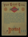 Helmar This Great Game #111 Larry Jansen New York Giants
