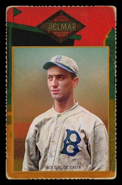 Helmar Cabinet Series II #68 Moe Berg Brooklyn Robins