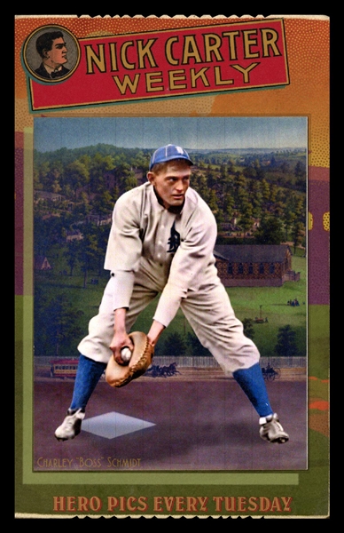 Helmar Cabinet III #8 Charley "Boss" Schmidt, early tormentor of Ty COBB Detroit Tigers