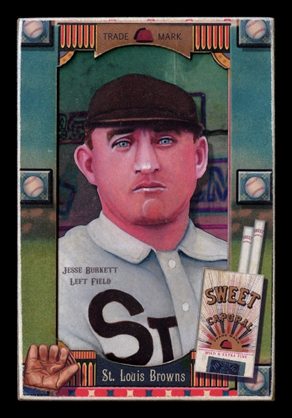 Helmar Oasis #244 Jesse BURKETT St. Louis Browns HOF
