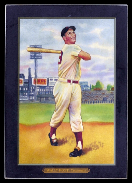 Helmar T4 #18 Wally Post Cincinnati Reds