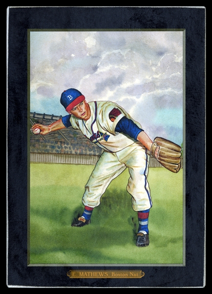 Helmar T4 #19 Eddie MATHEWS Milwaukee Braves HOF