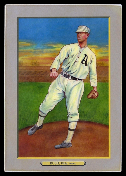 T3-Helmar #58 "Bullet Joe" Bush, World Series Hero of 1913 Philadelphia Athletics
