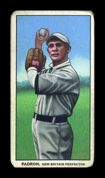 T206-Helmar #356 Louis PADRON New Britain Perfectos HOF